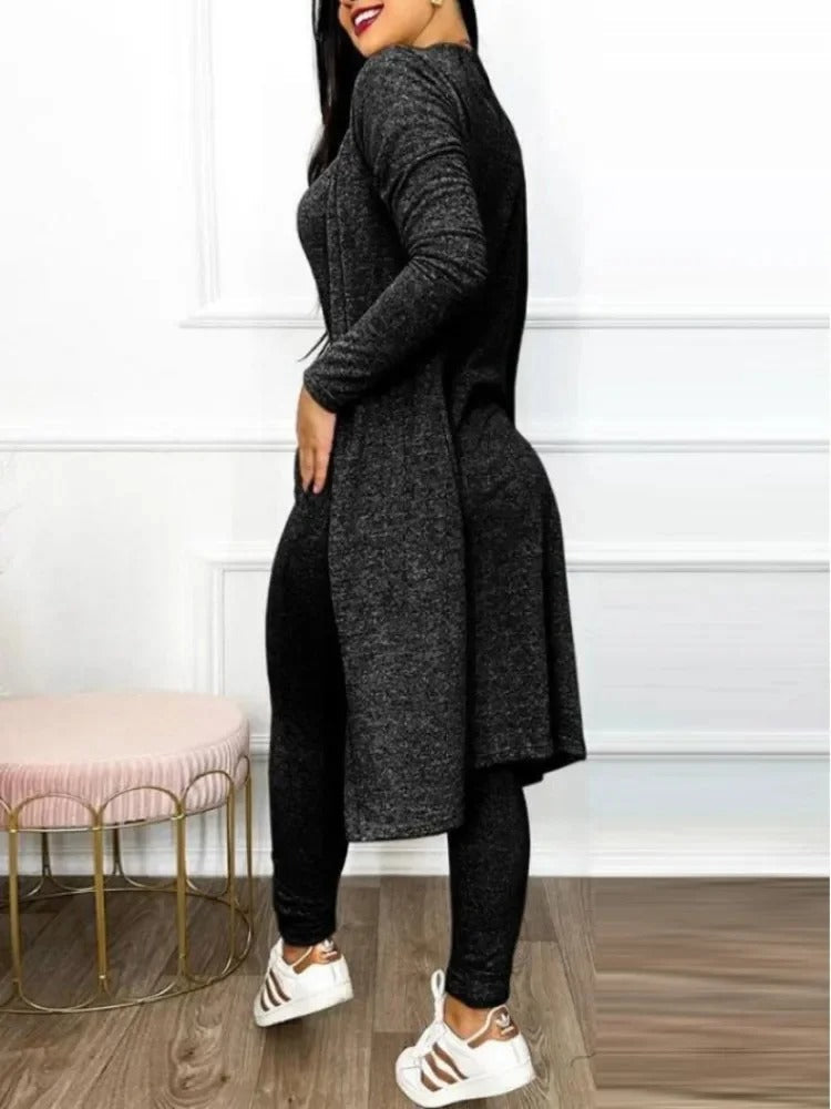 Women Laces Jumpsuit &amp; Kåpesett – Elegant Two-piece Outfit