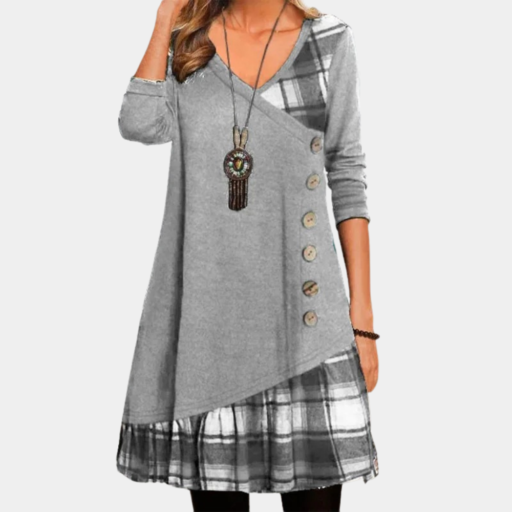 Women Midi dress with Relaxed fit