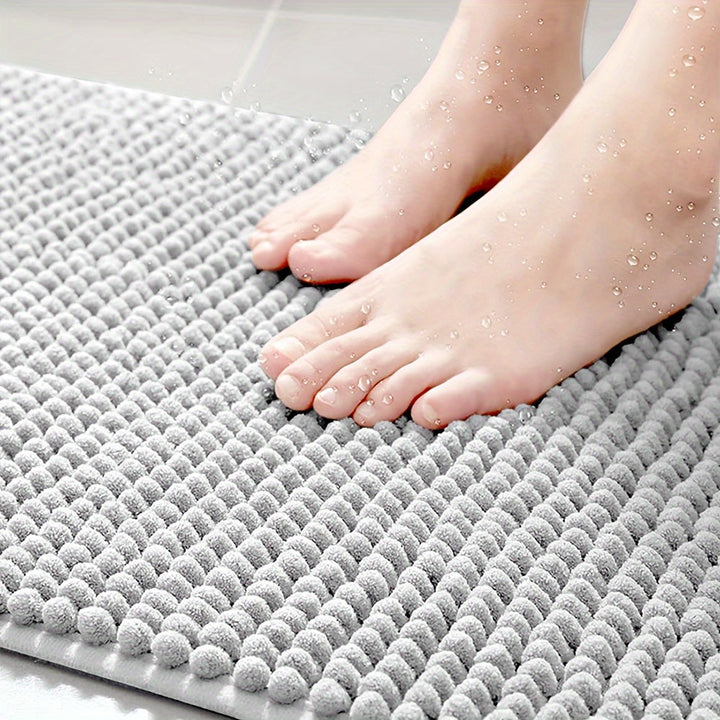 L-formet hjörnedusjmatte for secure and style clean bathroom