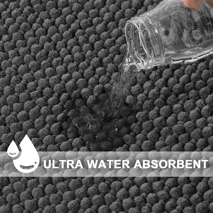 L-formet hjörnedusjmatte for secure and style clean bathroom