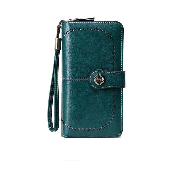 RFID-Protected Long Wallet with Armband – Secure Storage
