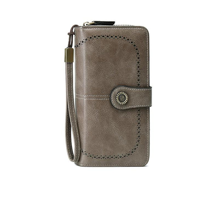 RFID-Protected Long Wallet with Armband – Secure Storage