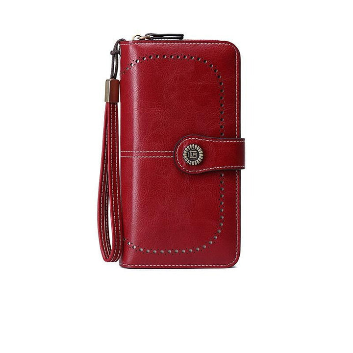 RFID-Protected Long Wallet with Armband – Secure Storage