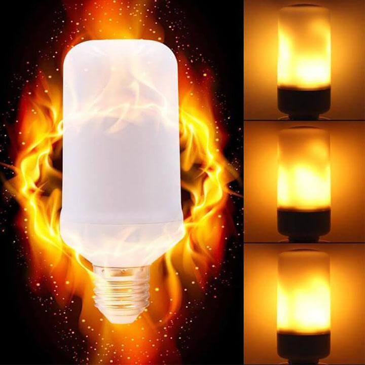 Suffered flame output shine päre for cosy feeling
