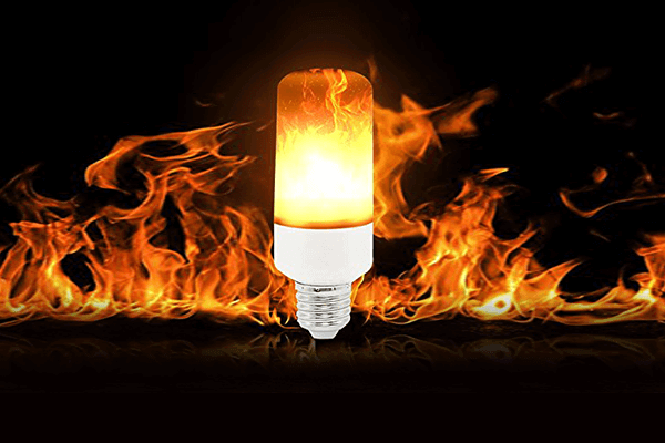 Suffered flame output shine päre for cosy feeling