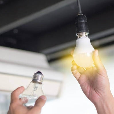 Suffered nödlyspäre for security in home - energy-efficient lighting