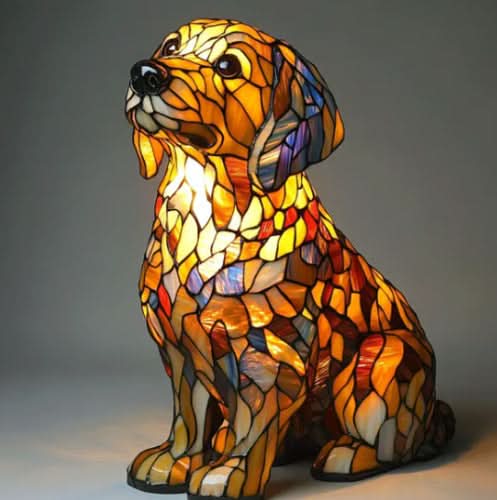 Unisex suffered night lamp with unique Dyre design