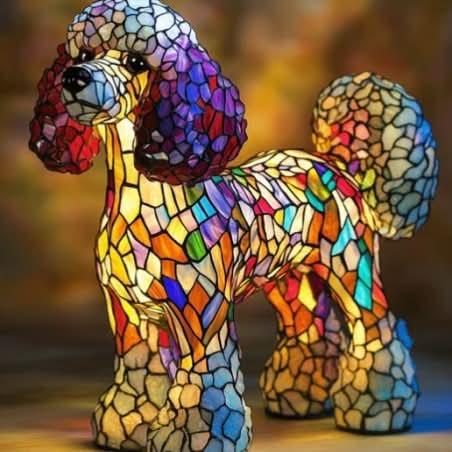 Unisex suffered night lamp with unique Dyre design