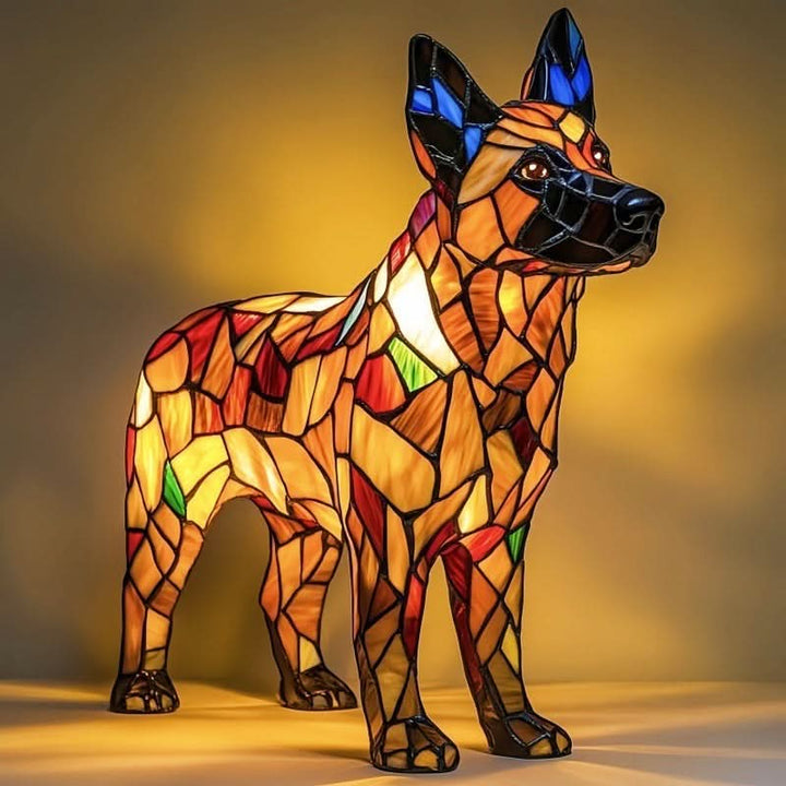 Unisex suffered night lamp with unique Dyre design