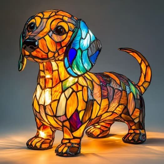 Unisex suffered night lamp with unique Dyre design