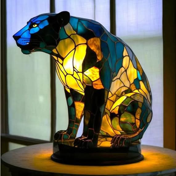 Unisex suffered night lamp with unique Dyre design