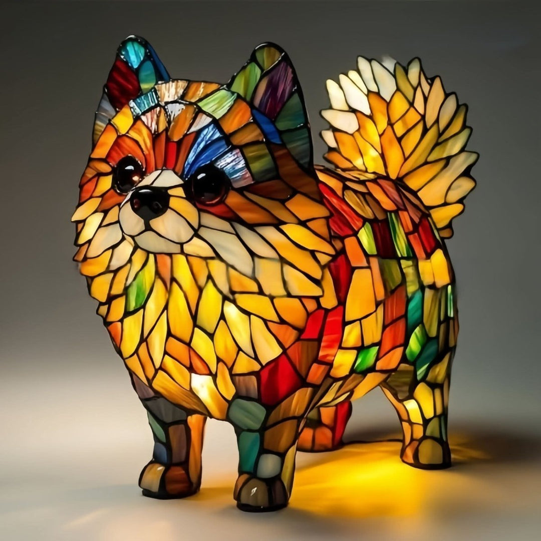 Unisex suffered night lamp with unique Dyre design