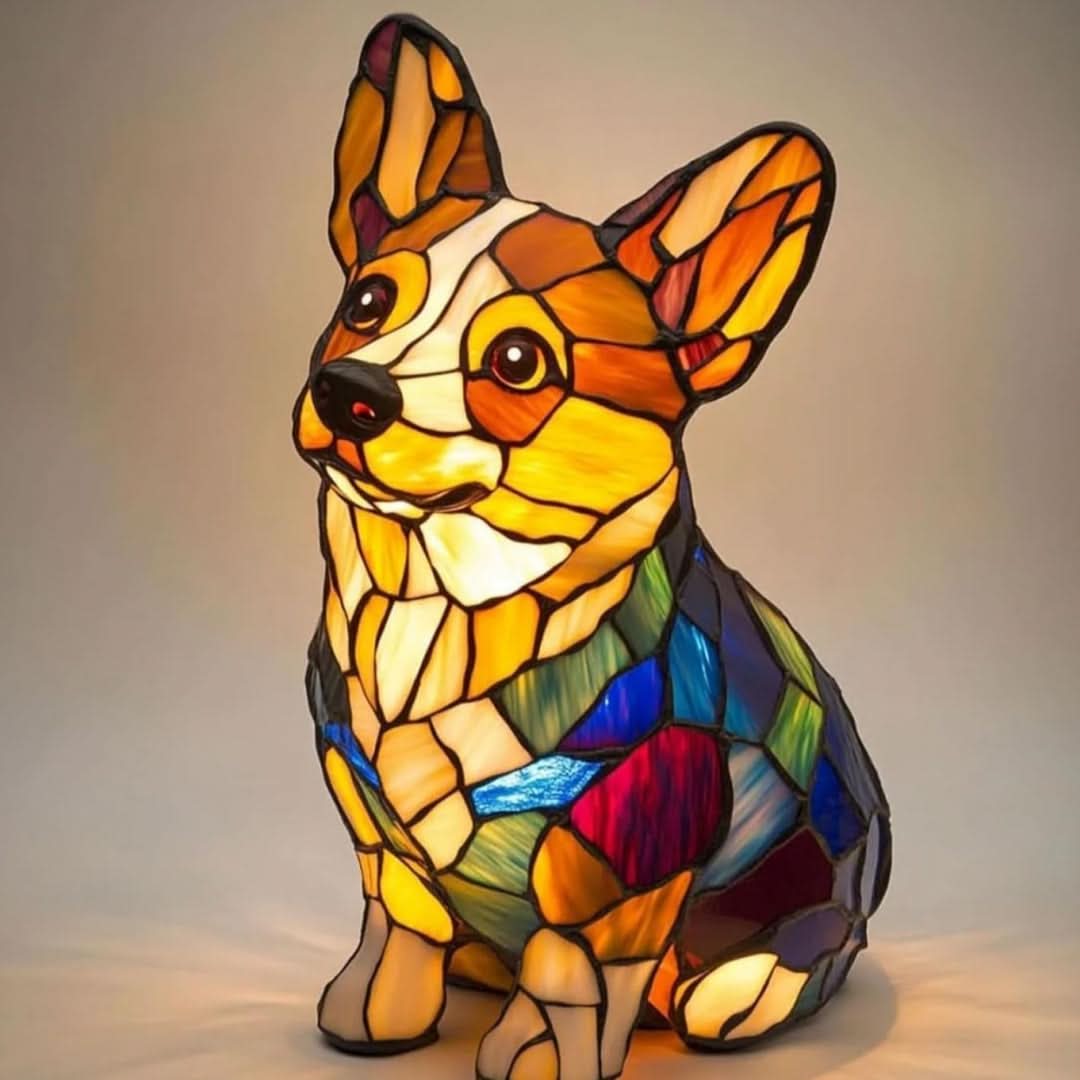 Unisex suffered night lamp with unique Dyre design