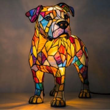 Unisex suffered night lamp with unique Dyre design