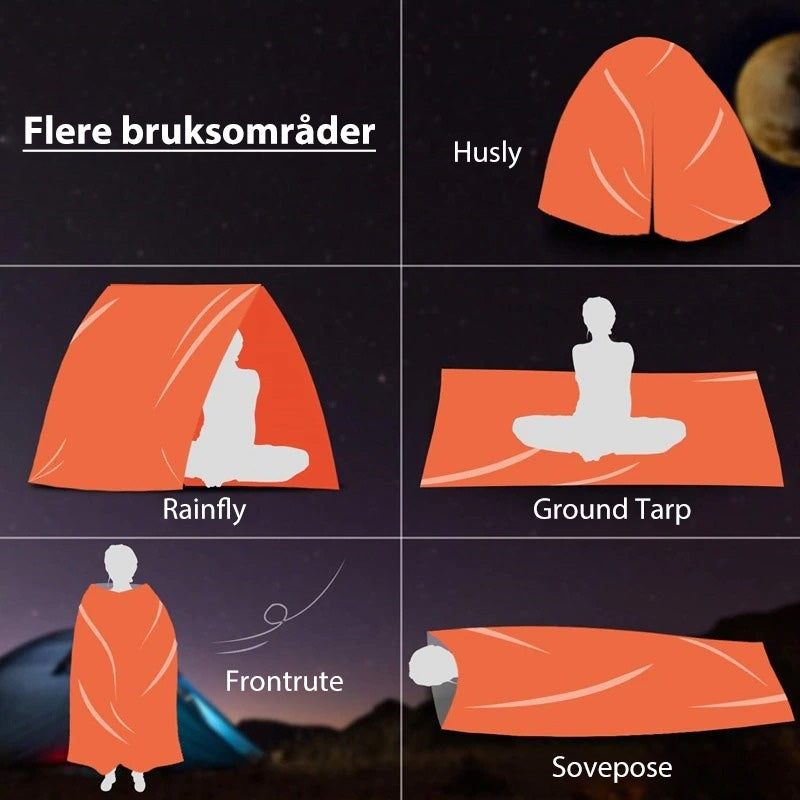 Waterproof Nödsovepose - Ultra Lightweight | Overlevelsesutstyr