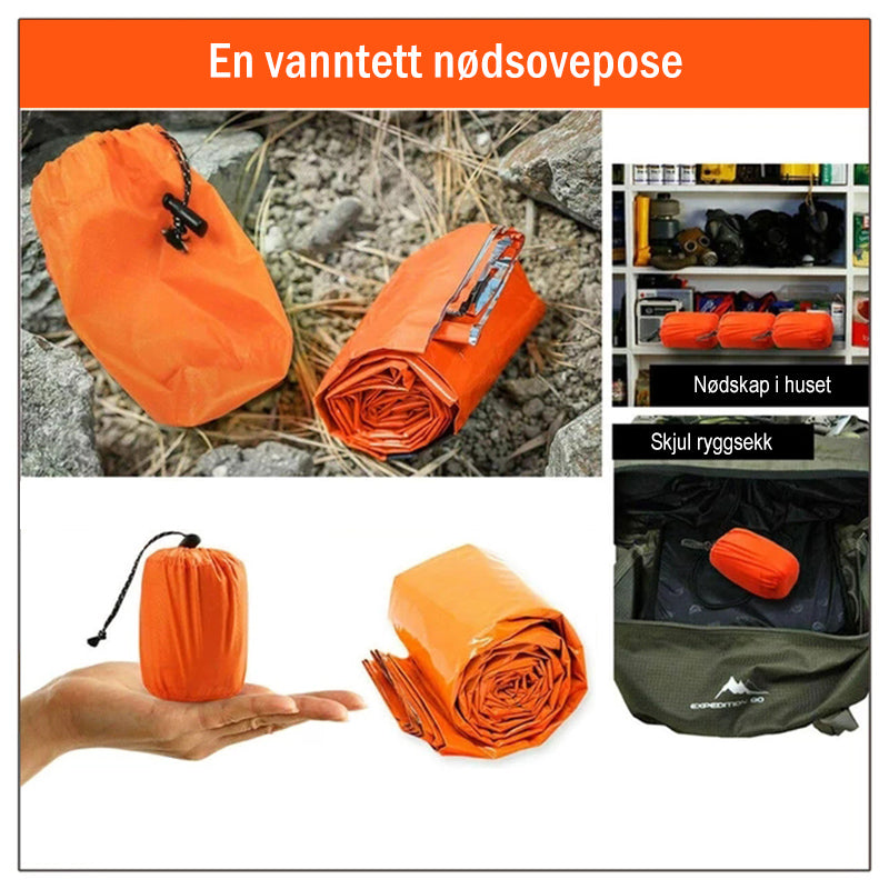 Waterproof Nödsovepose - Ultra Lightweight | Overlevelsesutstyr