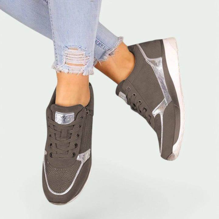 Women Lightweight &amp; Comfortable Trainers with Hook-and-loop fastening