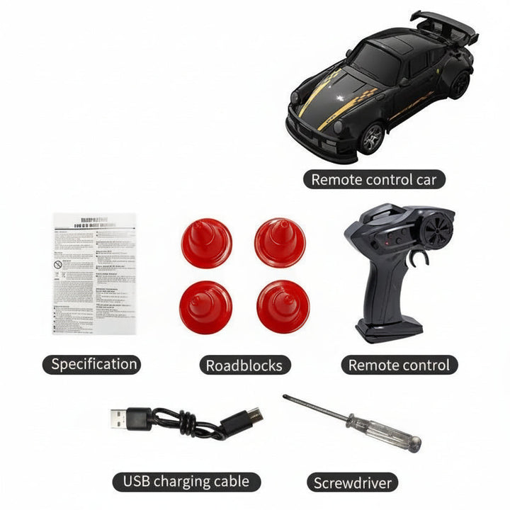 Small 1:64 RC Drift Car for Precise Maneuvering