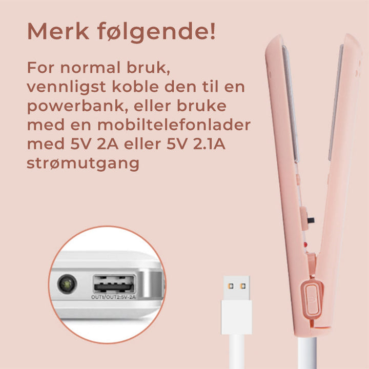 Mini Krölltang | Portable &amp; Ceramic for Lockigt &amp; Right Hair