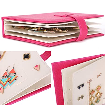 Portable smykkeopp panneler for earrings and ring