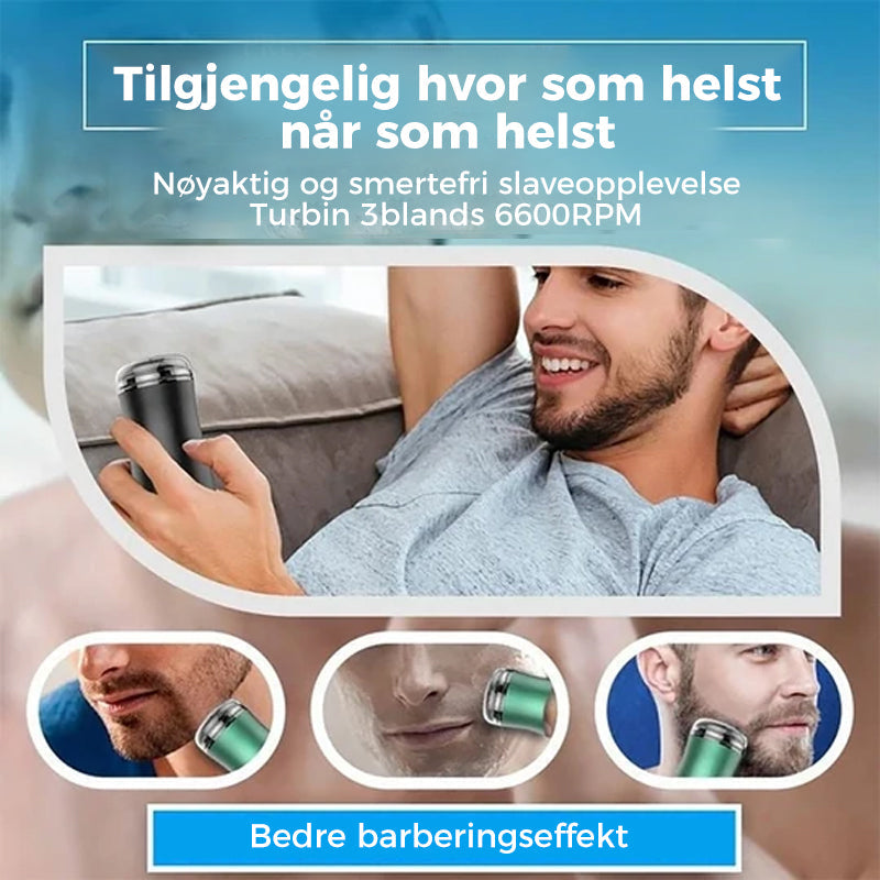 Portable Waterproof Electric Barberhövel - Lommestörrelse | Practical