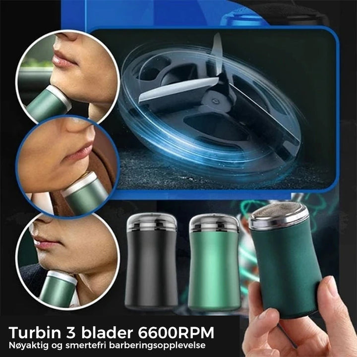 Portable Waterproof Electric Barberhövel - Lommestörrelse | Practical