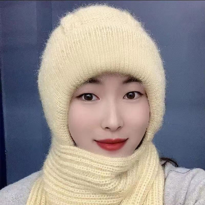 Hat and scarf in a - Warm and comfortable vinterlösning