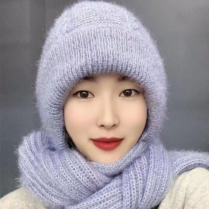 Hat and scarf in a - Warm and comfortable vinterlösning