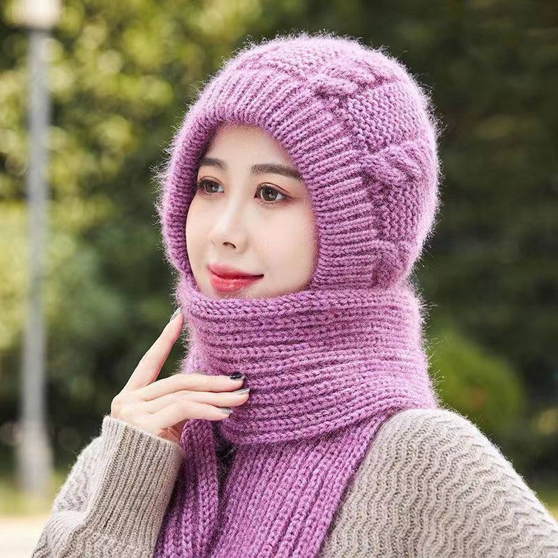 Hat and scarf in a - Warm and comfortable vinterlösning