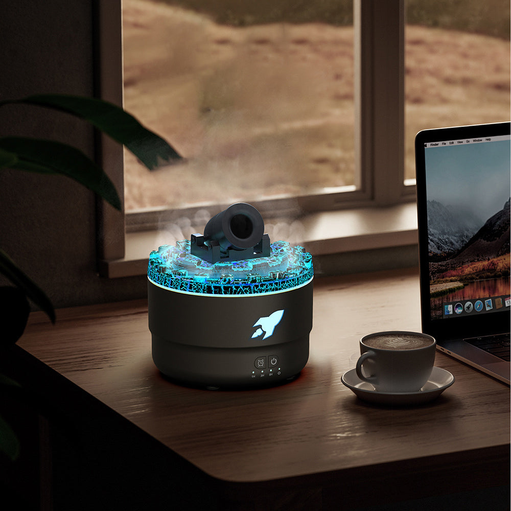 Humidifier Aroma Diffuser with Night Light and Lava Effect