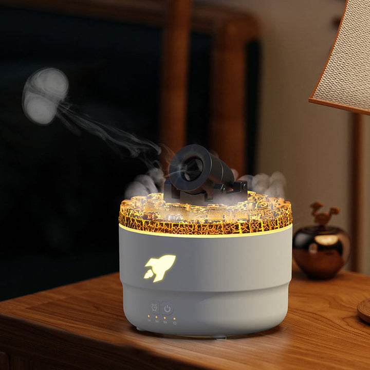 Humidifier Aroma Diffuser with Night Light and Lava Effect
