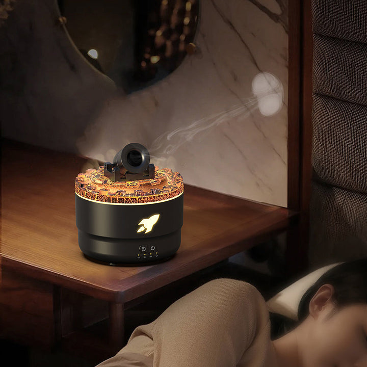 Humidifier Aroma Diffuser with Night Light and Lava Effect