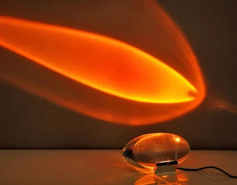 Unisex luxury table lamp in crystal
