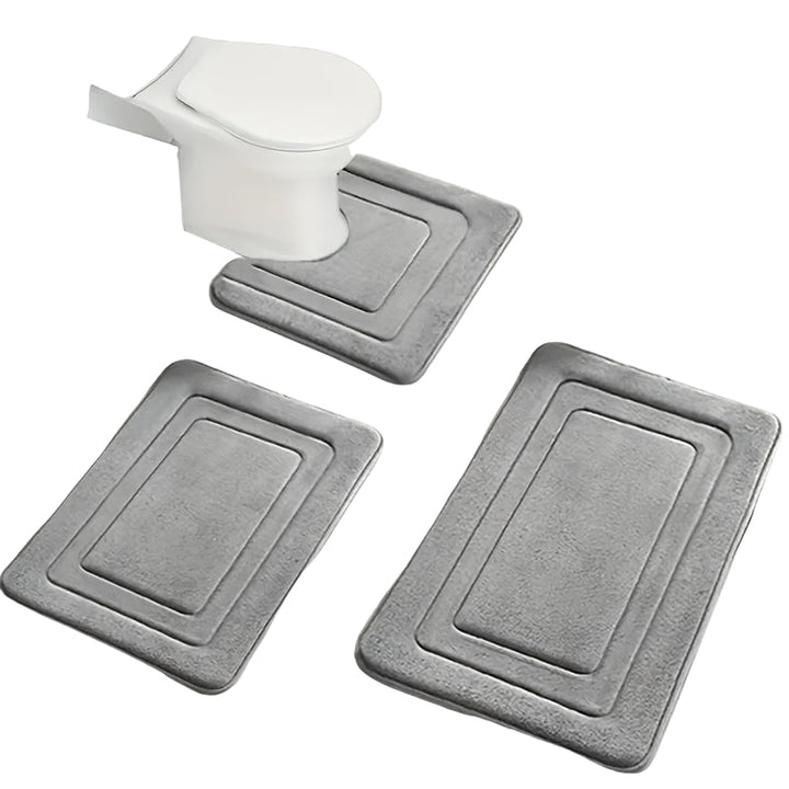Luksuri pour 3 - delt baderom speciell set in memory foam