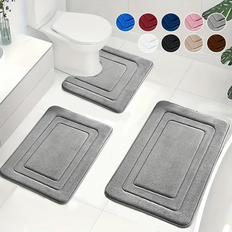Luksuri pour 3 - delt baderom speciell set in memory foam