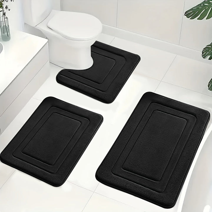 Luksuri pour 3 - delt baderom speciell set in memory foam