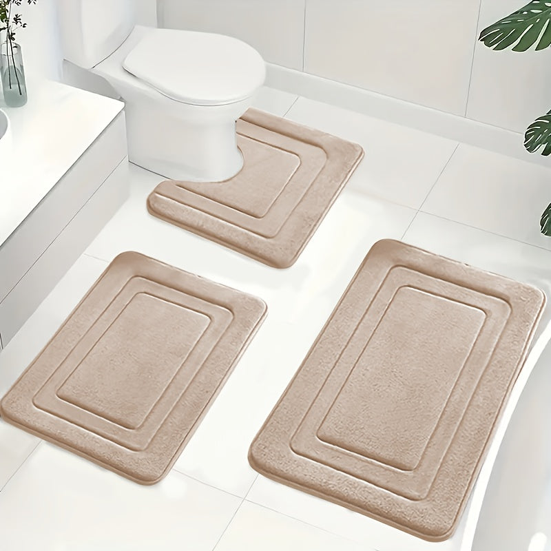 Luksuri pour 3 - delt baderom speciell set in memory foam