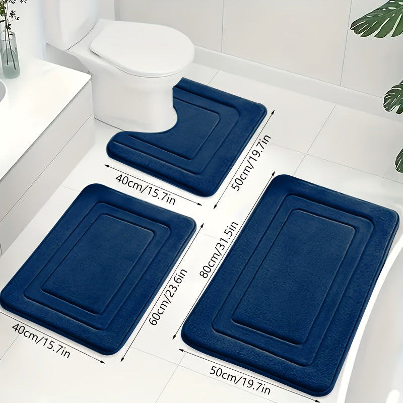 Luksuri pour 3 - delt baderom speciell set in memory foam