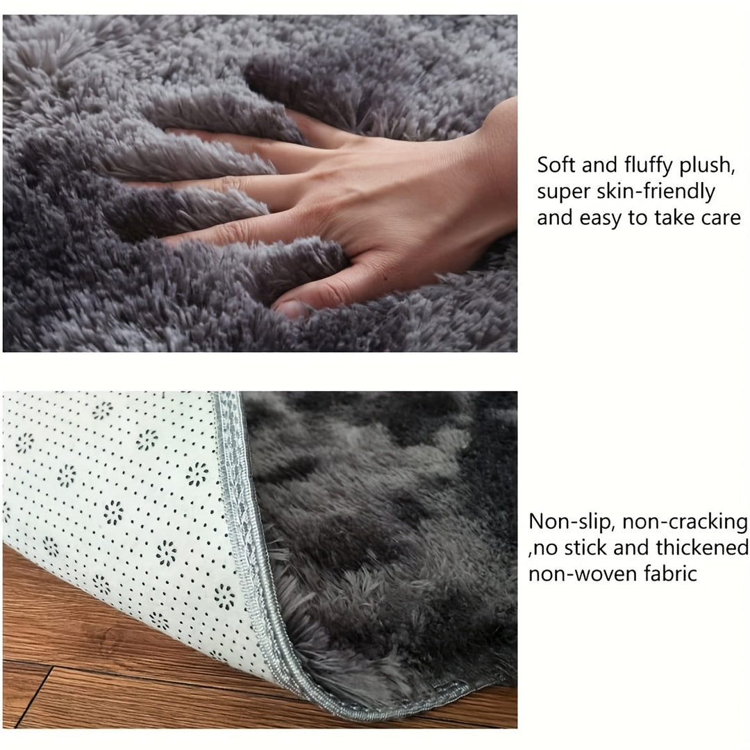 Home: luksuri pour plush carpet shaggy for living room and bedroom