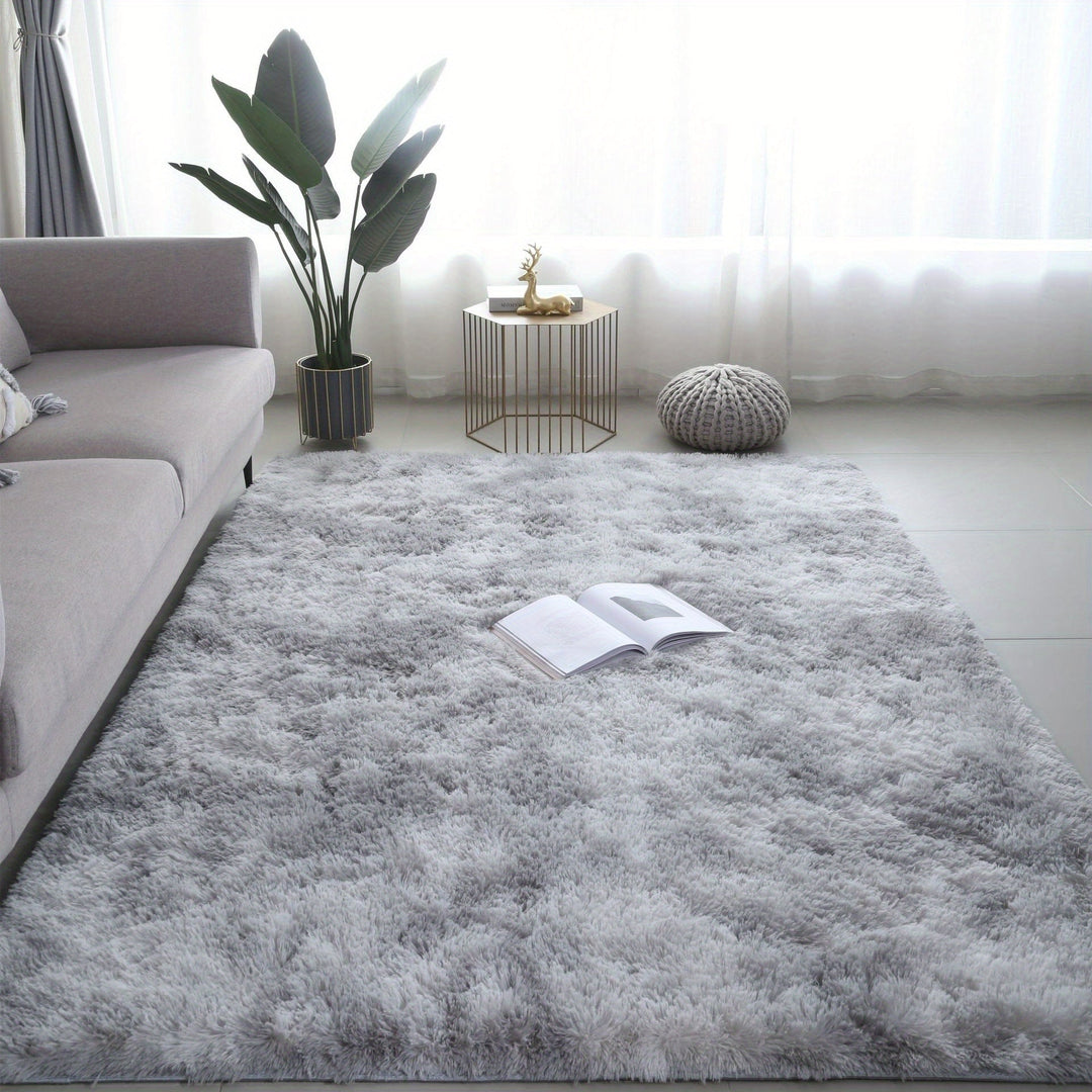 Home: luksuri pour plush carpet shaggy for living room and bedroom
