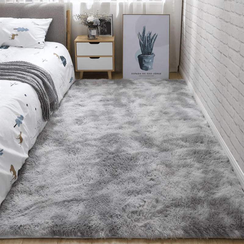 Home: luksuri pour plush carpet shaggy for living room and bedroom