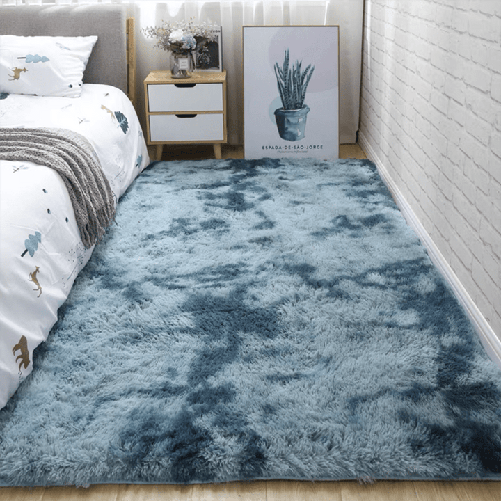 Home: luksuri pour plush carpet shaggy for living room and bedroom