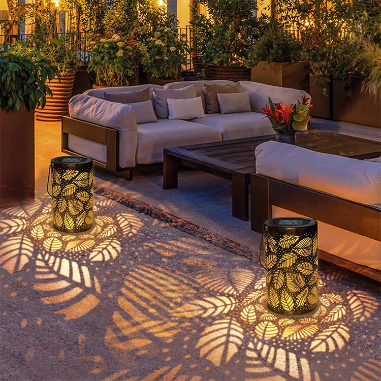 Luminous Leaf Lantern - Magical Outdoor Lighting