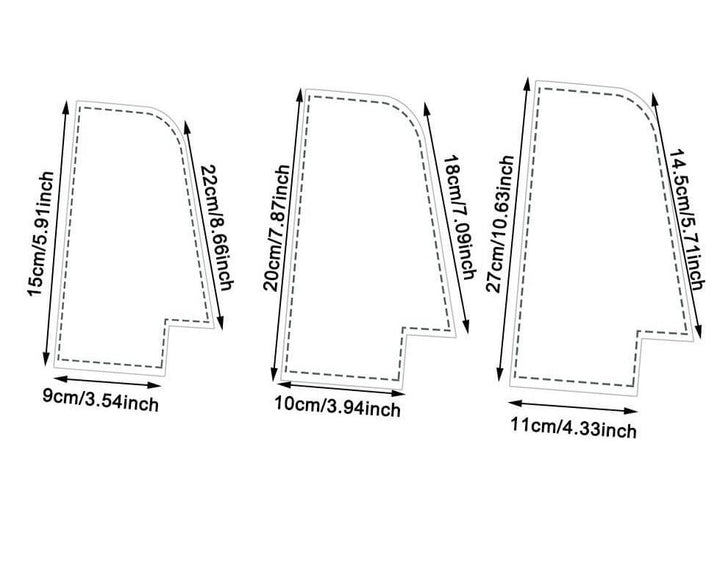 Pattern for diy vesker - 3 pcs cute vesker