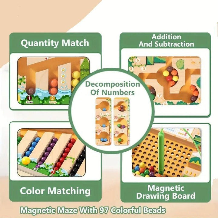 Magnetic Maze Learning Game for Kids