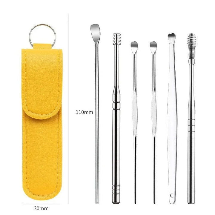 Örevoksfjerningssett in Stainless Steel - Safe and Effective Cleaning