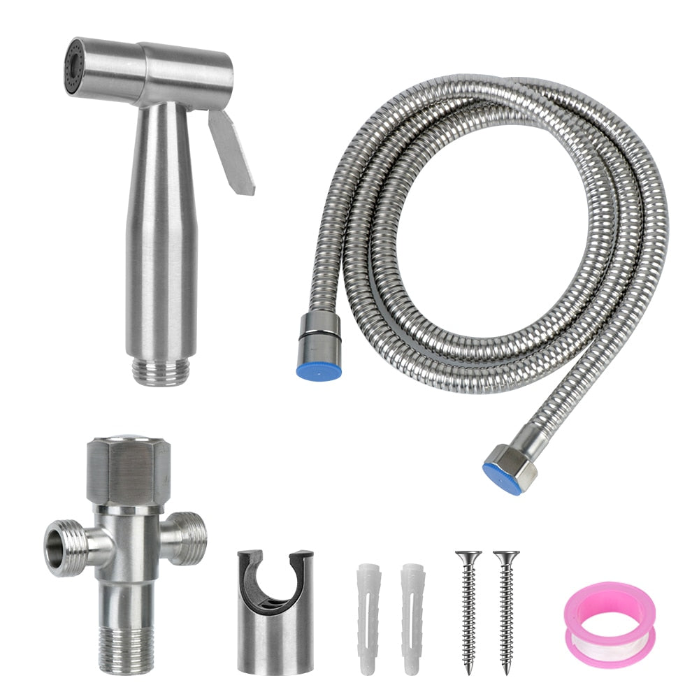 Manual bidet valve: juster naked won pressure for baderom hygiene