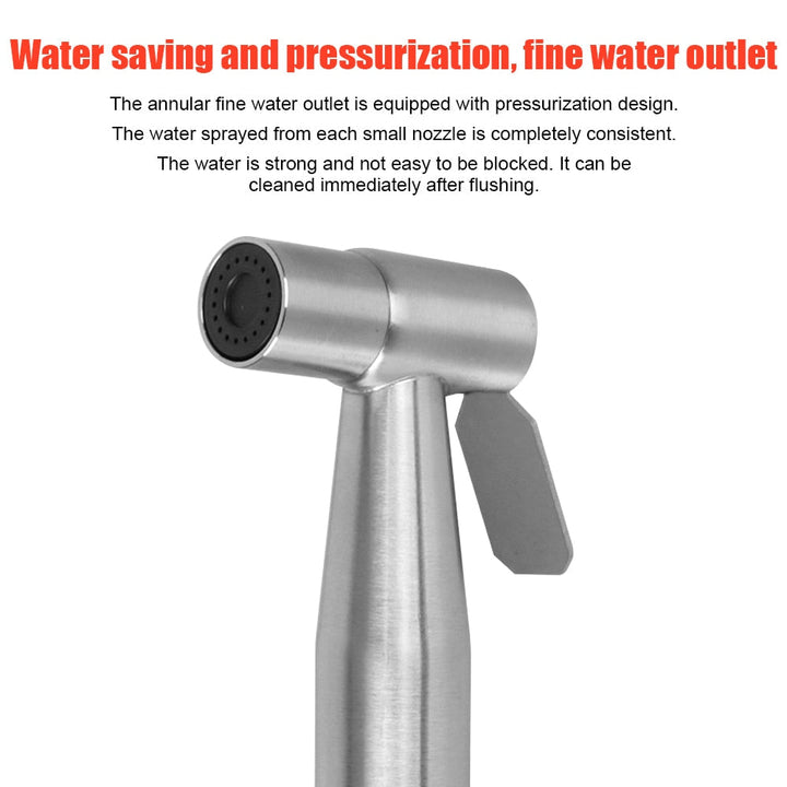 Manual bidet valve: juster naked won pressure for baderom hygiene
