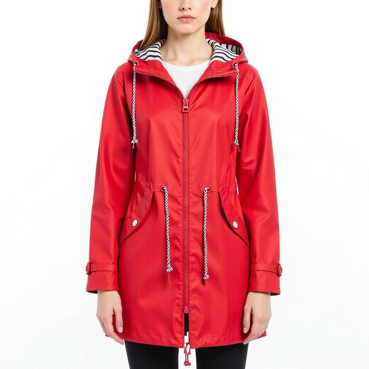 Stylish and lightweight raincoat for women