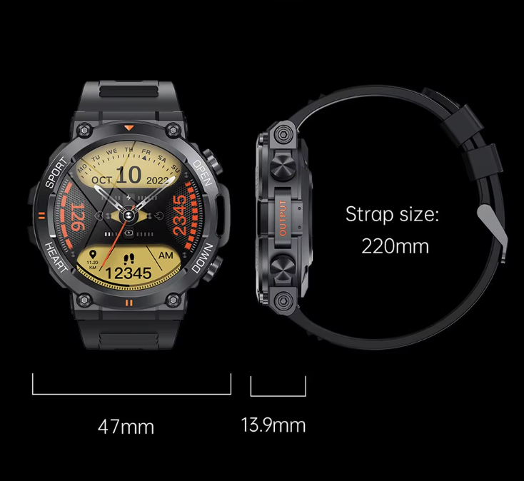 Men hd bluetooth smart clock